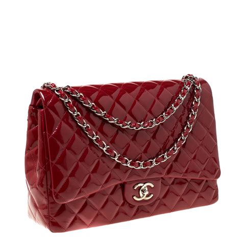 chanel flap red interior|Chanel flap bag vs double.